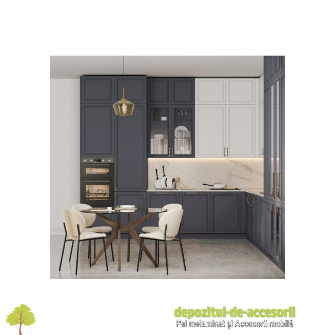 Balamala aplicata SILENTO PRO, H 0, inchidere lenta, 3D, clip-on