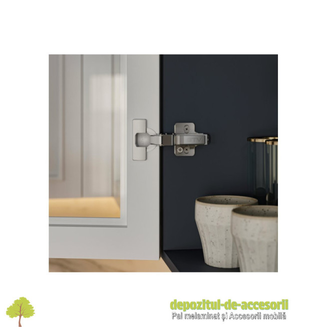 Balamala aplicata SILENTO PRO, H 0, inchidere lenta, 3D, clip-on